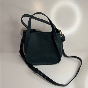 Madewell The Sydney Crossbody Leather Bag in Marine Blue